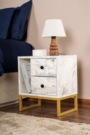 Nordure Glimmer - Fressia Marble, Gold